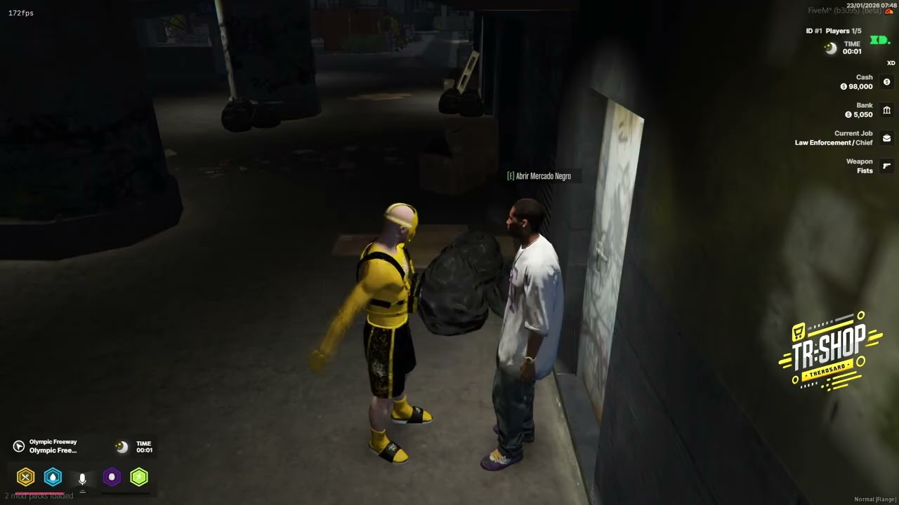 Black Market Fivem Script  QBCORE / ESX