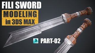 Fili Sword Modeling in 3ds Max l Hindi/Urdu l PART-02