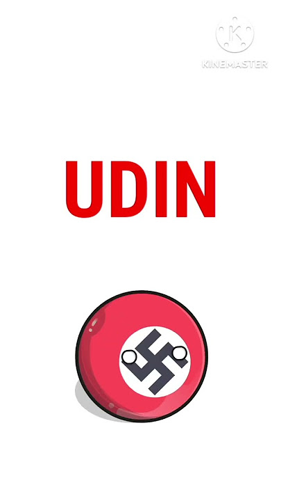 UDIN KEJEPIT #countryball #Fyp#Nazi