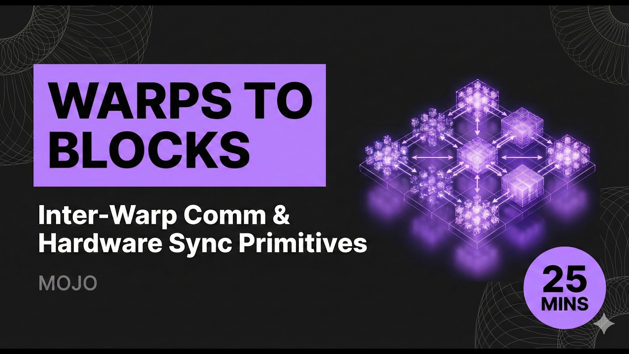 🚣‍♂️ Warps → Blocks: GPU Programming Made Simple with Mojo 🔥 - YouTube
