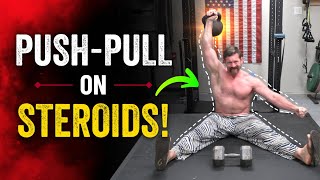Push-Pull Workout On STEROIDS! [Hits Delts, Back, Arms, & Core] | Coach MANdler
