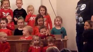 Colton's first Christmas program