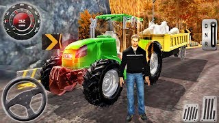 Real Tractor Trolly Cargo Offroad - Driving Simulator 2019 - Android GamePlay #2 screenshot 5