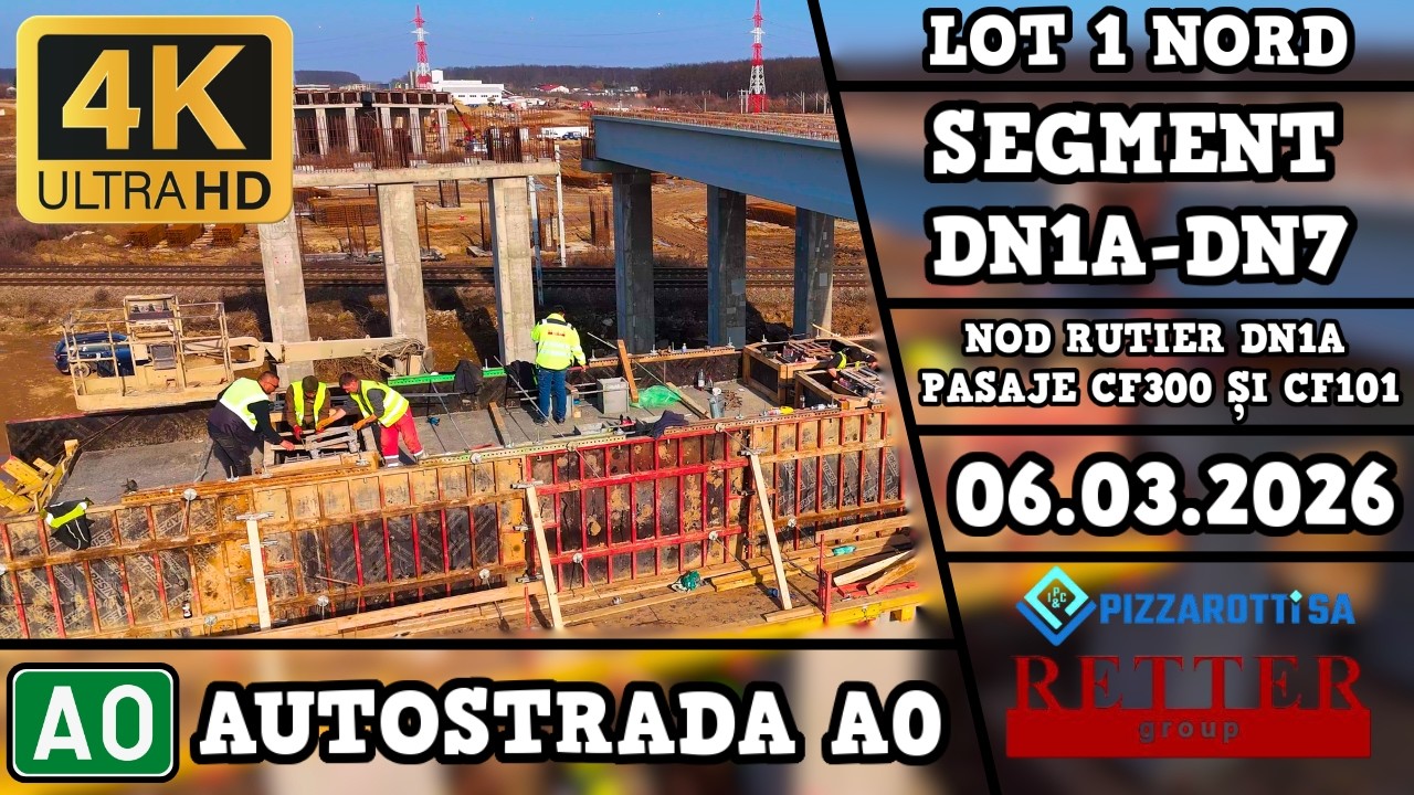 Autostrada A0 | Lot 1 Nord | Segment DN1A-DN7 | Nod Rutier DN1A | 06.03.2026 | Pizzarotti&Retter