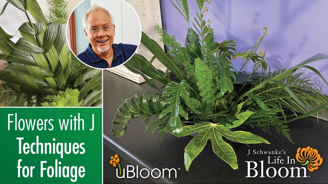 Fabulous Foliage Arrangement- LIVE With J