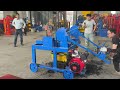 Why Small Brick Factories Love This 4-45 Diesel Machine #diesel #blockmachine