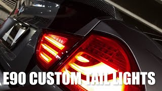 BMW E90 LCI Custom Full LED Tail Lights  Install and Review‼️