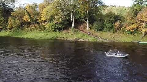 Chris Hague Guideline Power Team on the  Tay using the 15 ft 9 inch NT8 paired with the 3D 3/5/8.