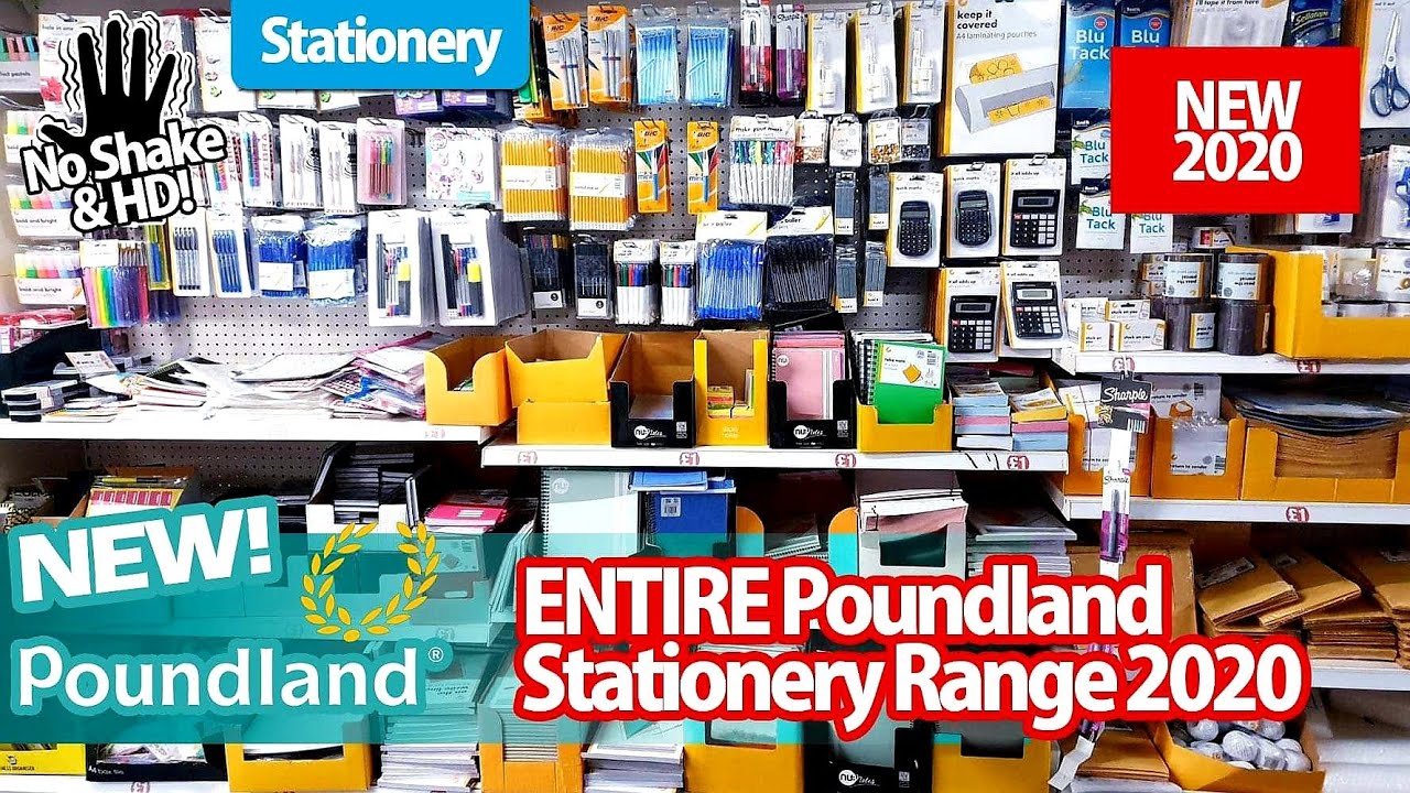 🔴 REQUESTED 🔴 ENTIRE POUNDLAND STATIONERY 2020, POUNDLAND SHOP WITH ME ♡ Poundland shopping march