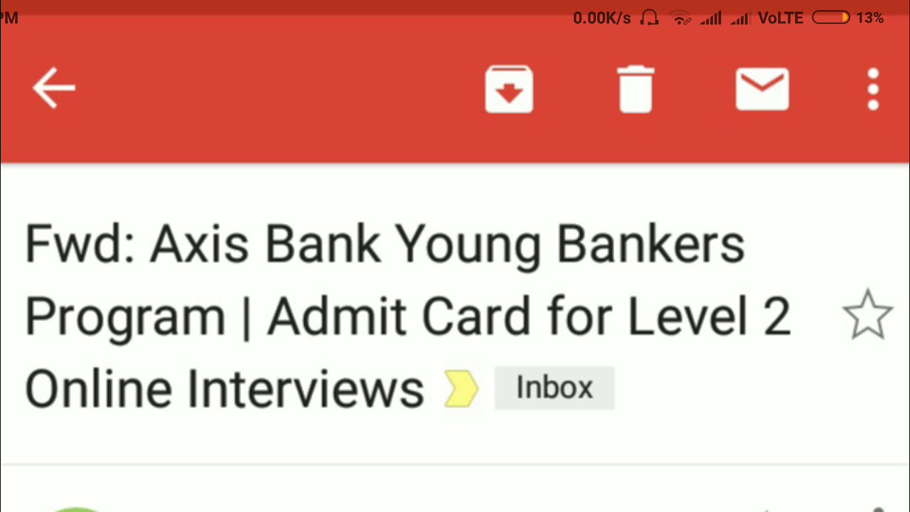 Axis ABYBP INTERVIEW DATE OUT 2019