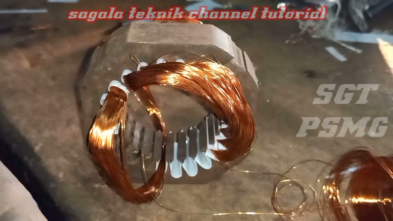 cara melilit ulang blower keong @SAGALATEKNIK