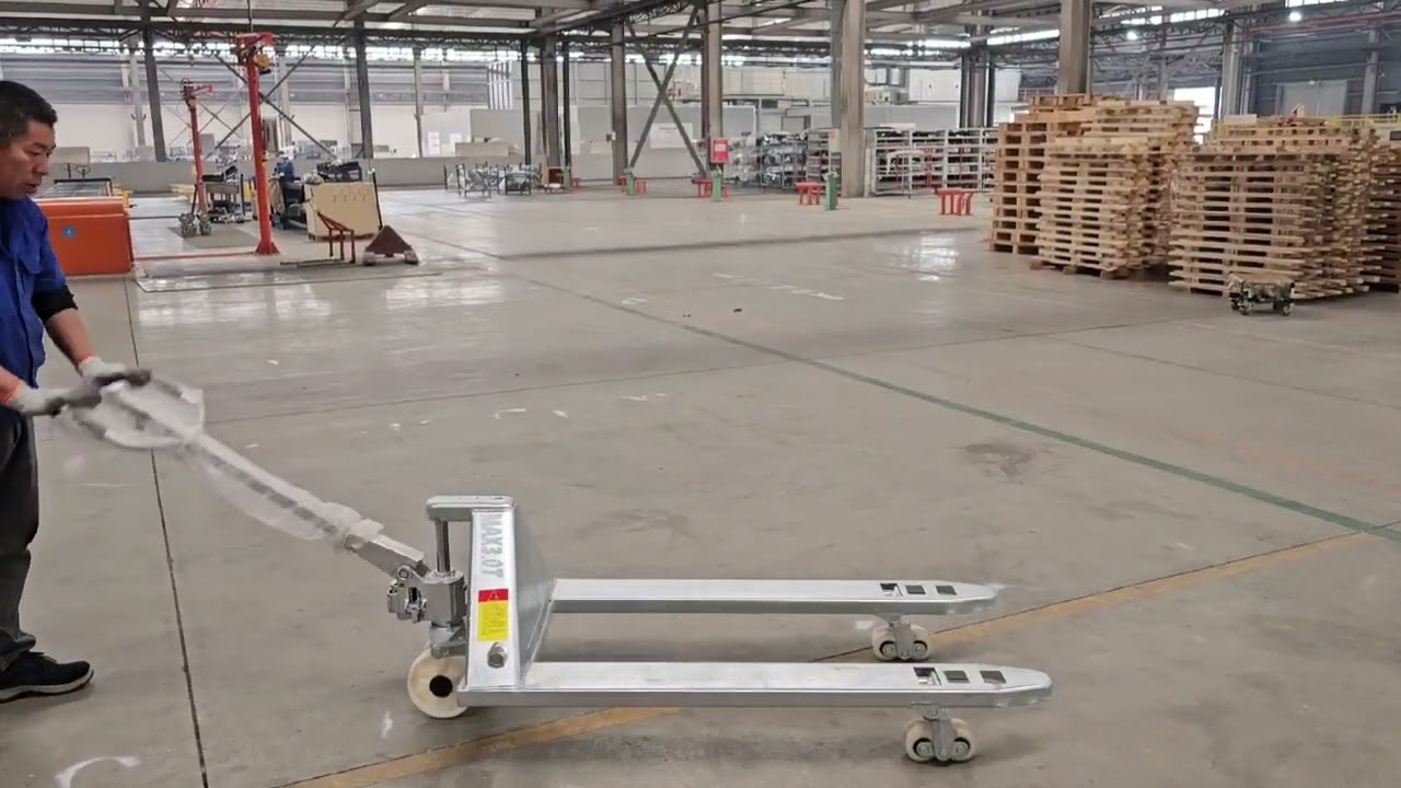 Precisely Shaped Galvanized Hydraulic Hand Pallet Truck