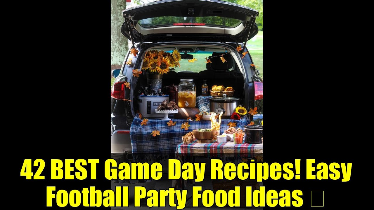 42 BEST Game Day Recipes! Easy Football Party Food Ideas 🏈