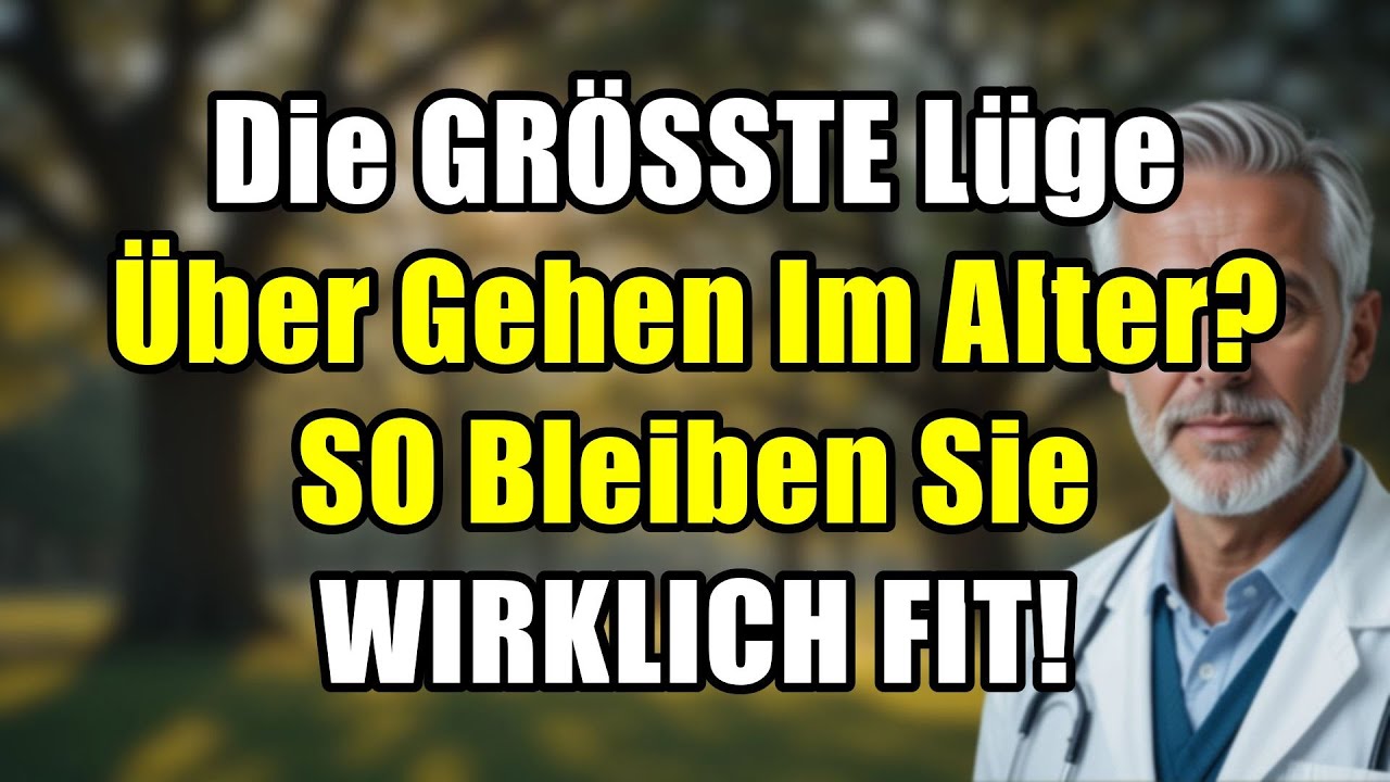 Gehen im Alter: Die GRÖSSTE Lüge + 5 Mythen entlarvt! SO bleiben Sie fit!