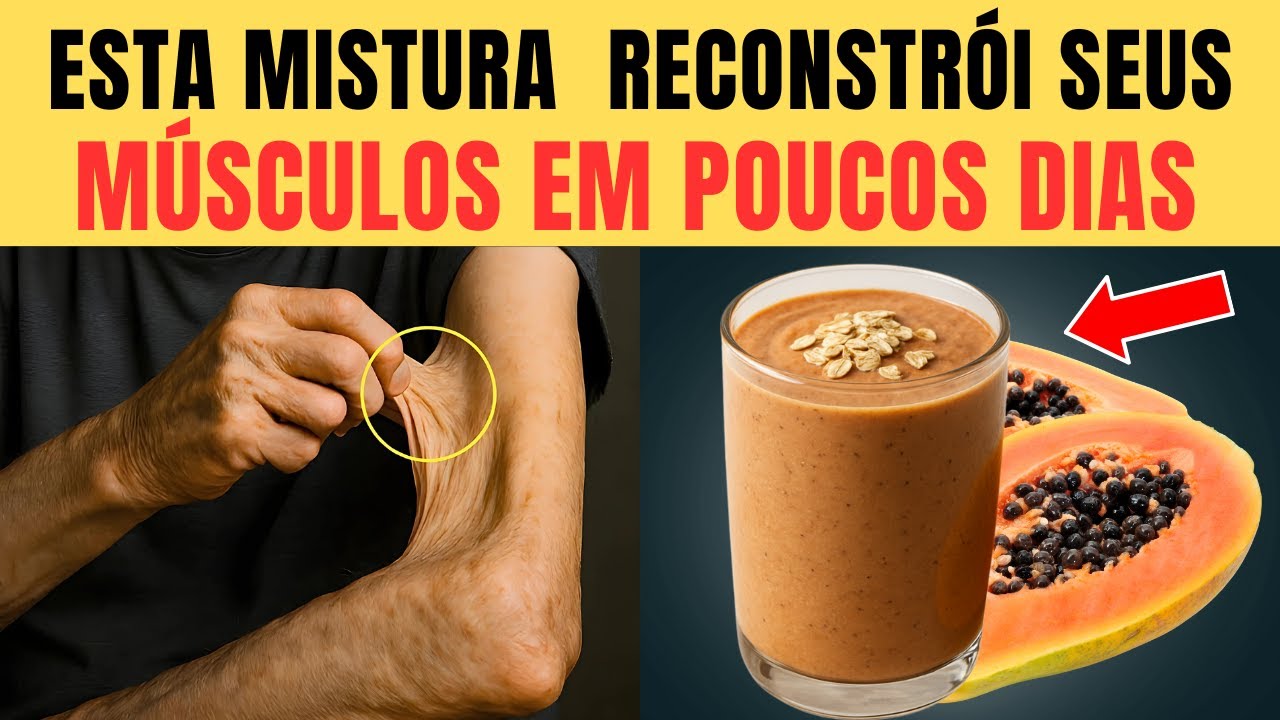 Diga Adeus à Fraqueza: A Vitamina que RECONSTRÓI MÚSCULOS após os 60!