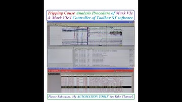 Tripping Cause Analysis Procedure of Mark VIe & Mark VIeS Controller of Toolbox ST software.