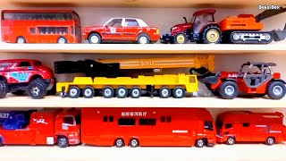 Double Decker Bus, Taxi, Tractor, Super Ambulance, Excavator, Monster Truck, Fire Rescue Vehicles