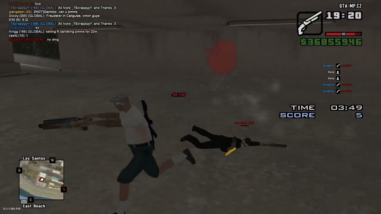 GTA SAMP MoodiX rage quit