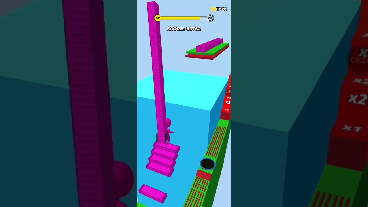 Stair Run - All Levels Gameplay Android, iOS