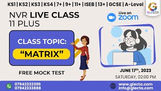 11 Plus NVR | Amazing Matrix Tips | Glecta