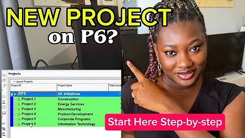 How to Create a New Project in Primavera P6 from Scratch | P6 Tutorial for Beginners