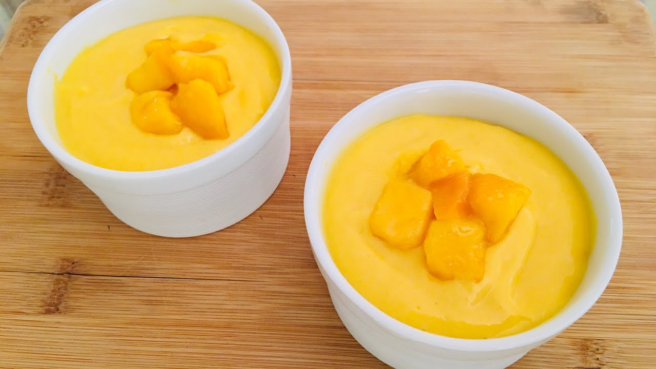 Creamy Mango Dessert |Only 3 Ingredients | No Cream, Milk, Cornflour , Condensed Milk | Mango Yogurt | Anyone Can Cook with Dr.Alisha