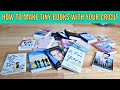 Make your own mini books using cricut  tiny book