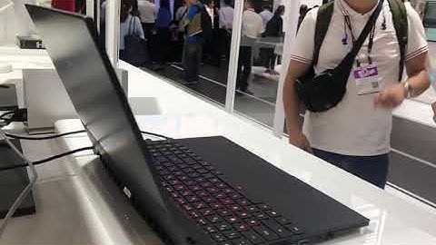 Gigabyte Aero Notebook at Computex Taipei 2019 #computex #computex2019