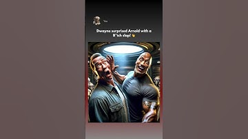 Arnold and Dwayne on a Date 🛸👽 #chatgpt #ai #aiart