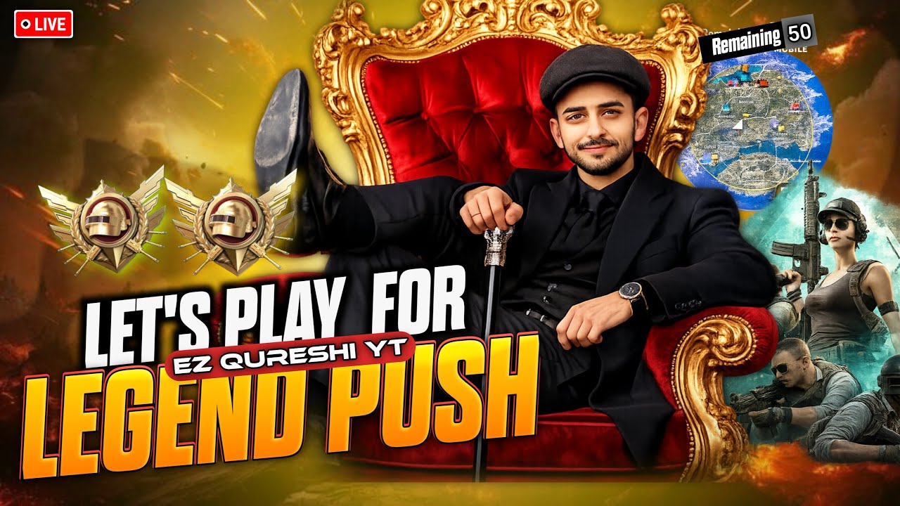 ULTIMATE ROYALE Lets Go For Legend Aggressive Gameplay | 4vs4 HARD LOBBIES | Pubg Mobile Live