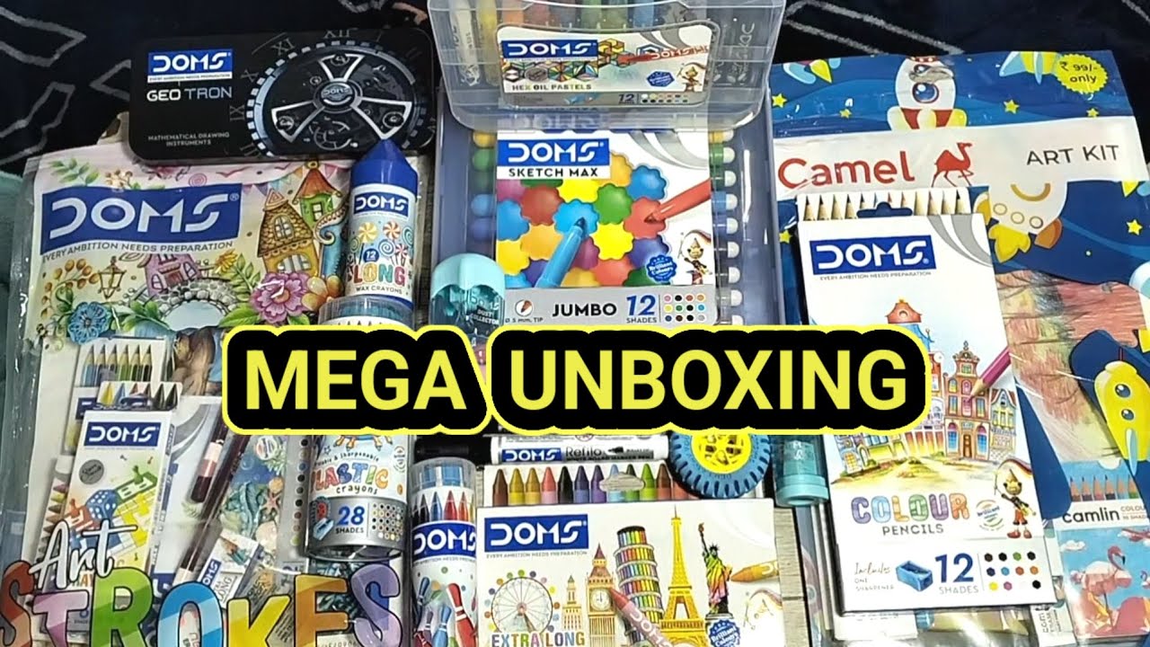 DOMS & Camel Stationery 🎨 | Giftoria 