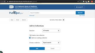 PubMed: Using Clipboard and Saving to Collection