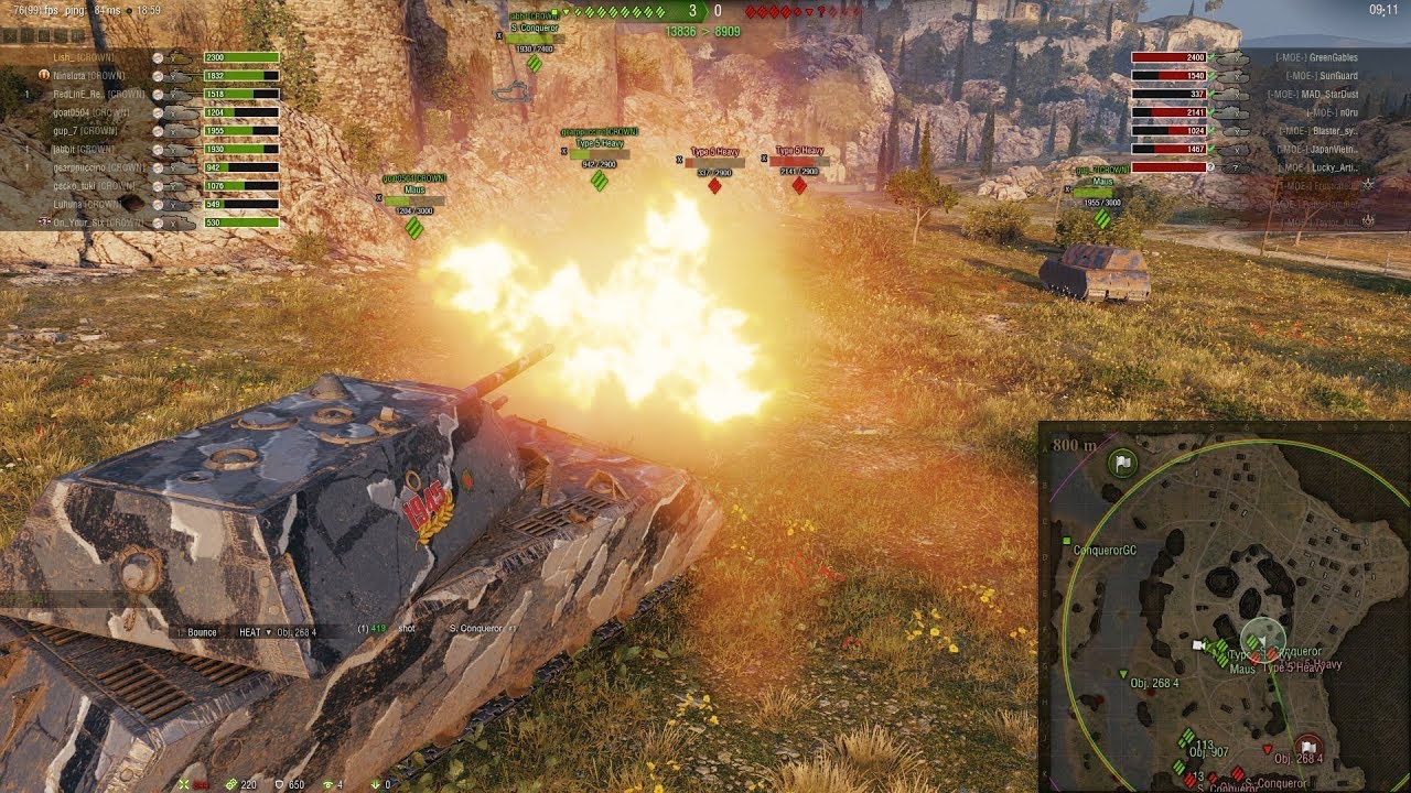 ps4 games 2019 【WoT：クランウォーズ】CROWN VS -MOE- 鉱山