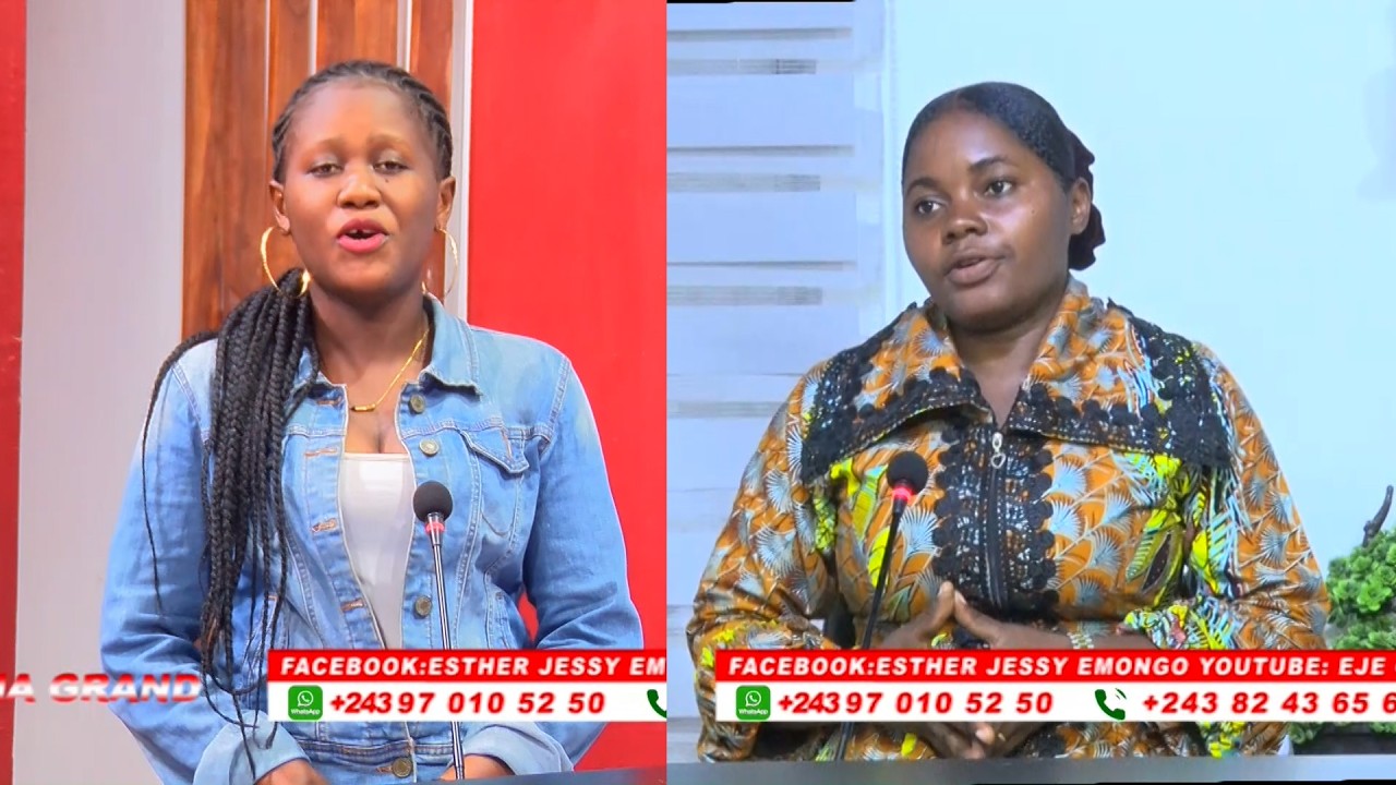 MIMONA GRAND REÇOIT MADAME ESTHER NTUMBA CAMERAWOMEN