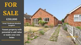 FOR SALE! | 2-Bedroom Detached Bungalow for Sale in Retford | 30 Fulford Avenue