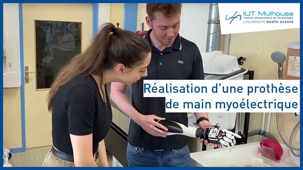 Réalisation d’une prothèse de main myoélectrique !