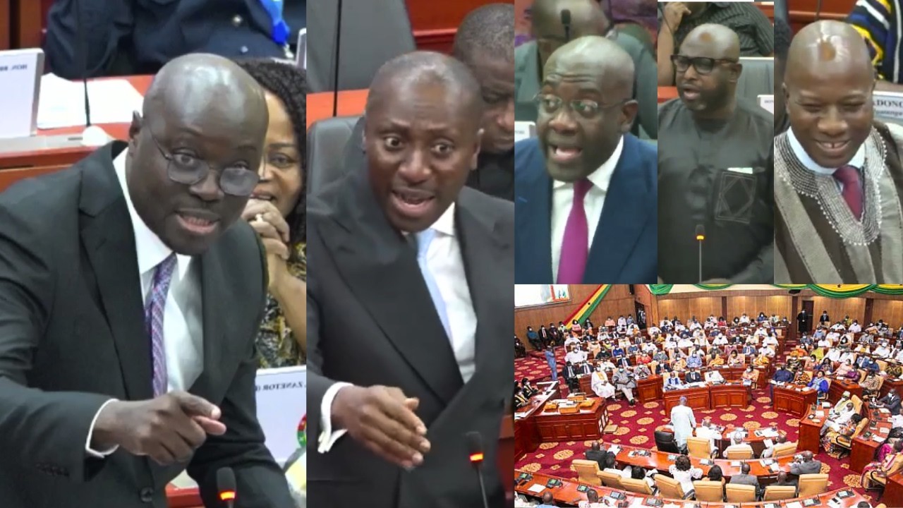 Afenyo Panics In Parliament,As Ato Forson Boldly Expòsës His Rot,Unfolds More Cṝimiɳaļities In NPP