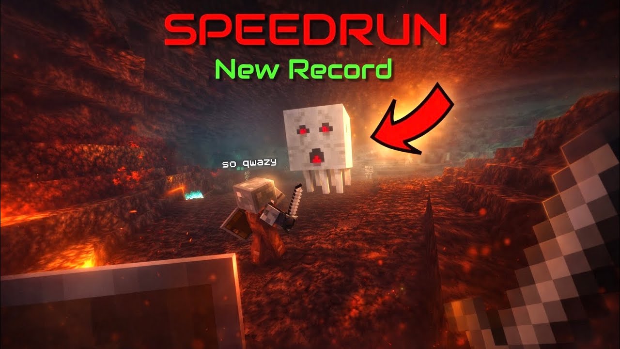 We Beat Our Speedrunning Record on Minecraft Bedrock - YouTube