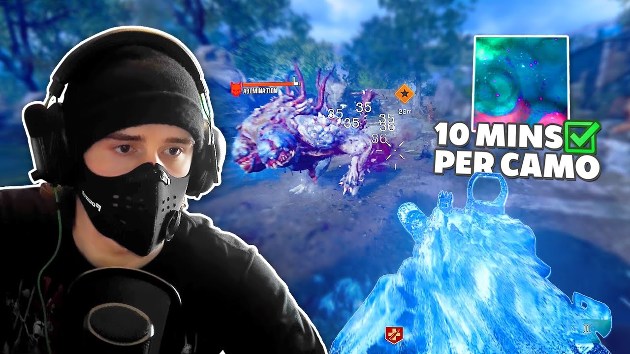 Новый САМЫЙ БЫСТРЫЙ трюк для элитных убийств зомби в Black Ops 6! (Камуфляж «Туманность»)