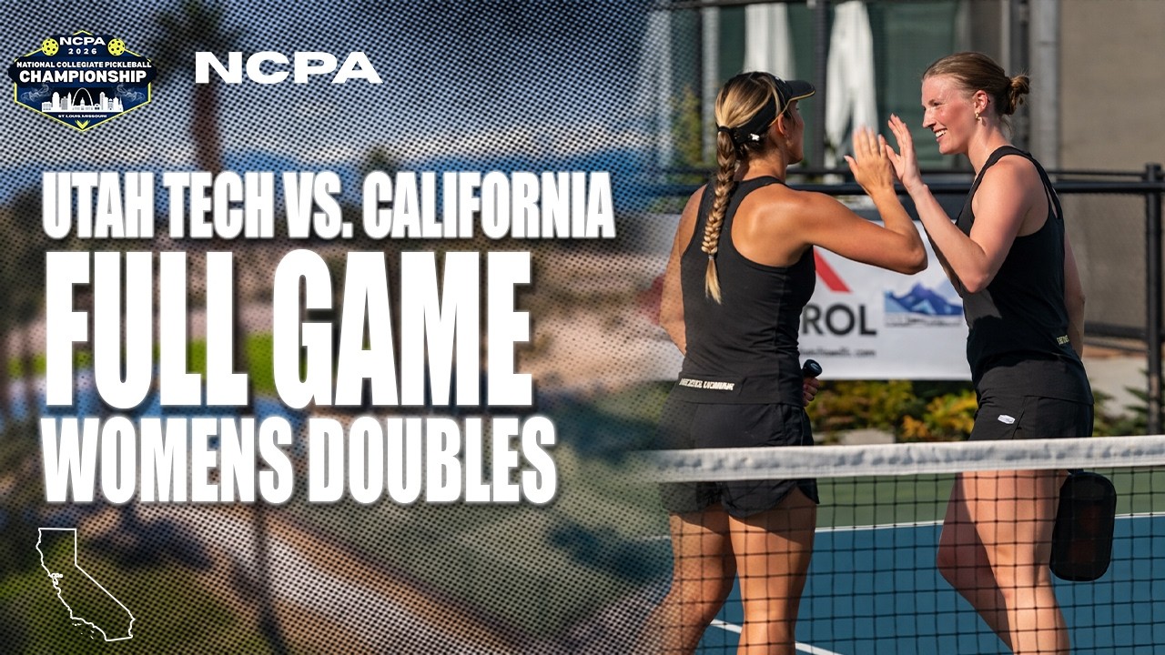 Utah Tech 2 vs UCSD Women's Doubles | Full Game