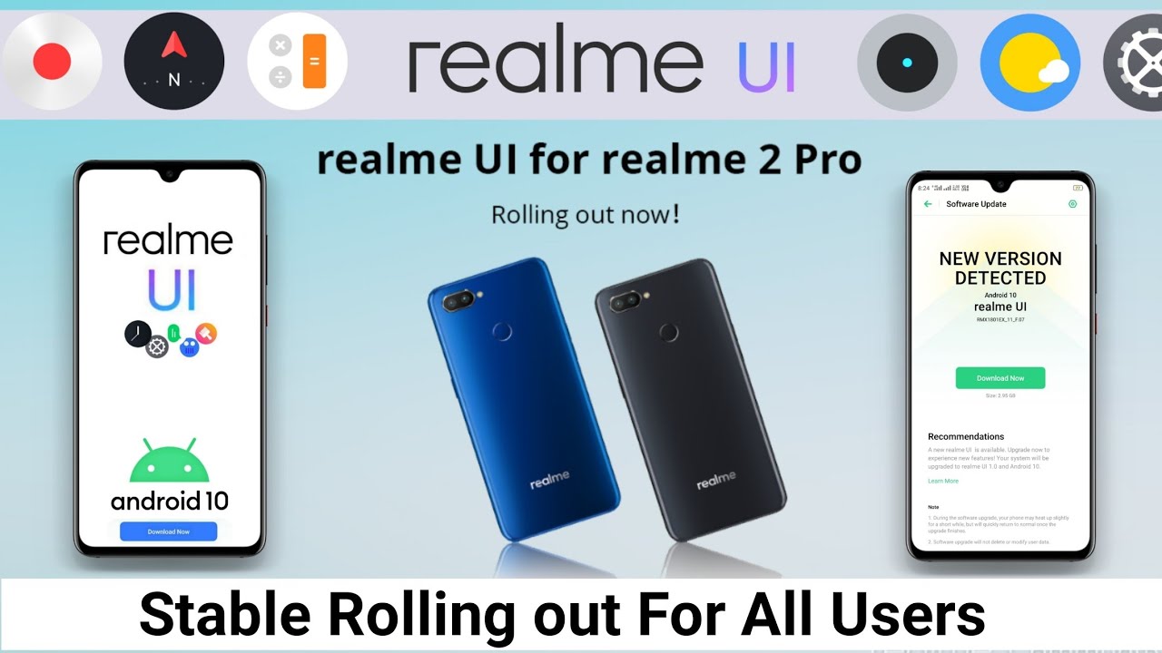 Realme 2 Pro realme ui update for all users rollout | Realme 2pro realme ui F.07 stable update