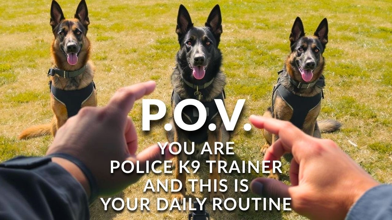 POV: You are Police K9 Trainer and this is your Daily Routine!