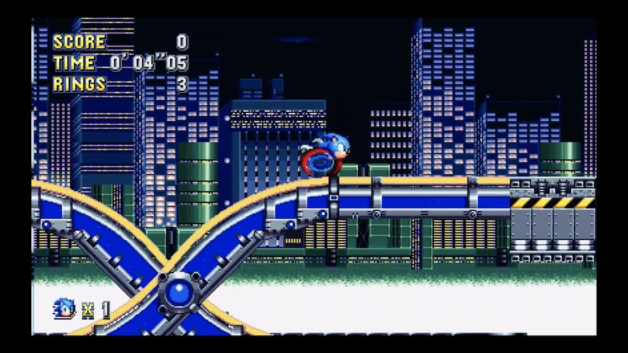 Sonic Mania Plus Chemical Plant Zone Act 1 (Encore Mode) [1080 HD] YouTube