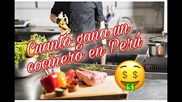 ¿Cuánto debe de ganar un cocinero?