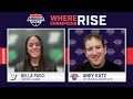 Binghamton's Bella Pucci Chats with Andy Katz About Team's Success