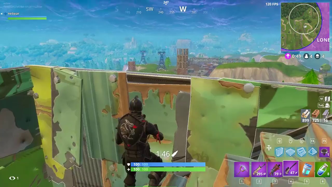 Fortnite : Solo: Global Rank #40 +350 wins 32.00% win rate K/D 7.90