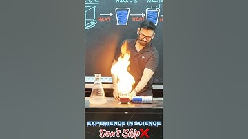 Can Water burn Paper❓#anubhavsir #theoryofphysics edumastermr #Science