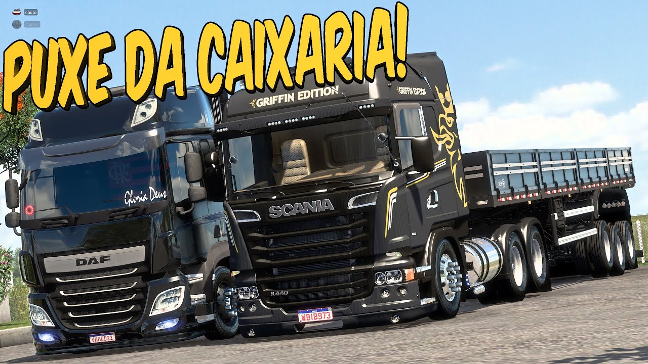 BORA FAZER CEASA NA SCANIA R-440 E NO DAF CF BI-TRUCK - EURO TRUCK SIMULATOR 2 MULTIPLAYER