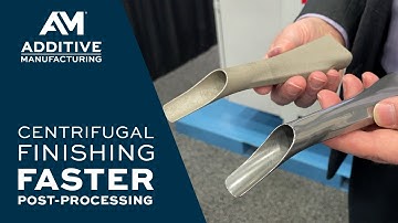 Centrifugal Finishing: Fast Post-Processing for Metal 3D Prints