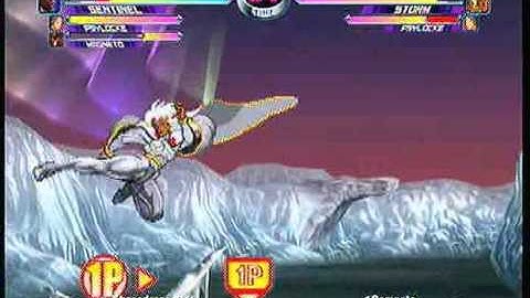 MvC2 Online (360): KhaosDragon (Mag/Sent/Psy) vs Brett (MSP) 2 .:7.24.11:.